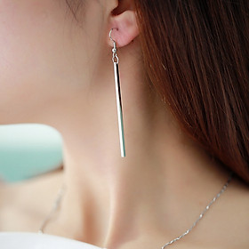 Bông tai thanh chữ nhật đơn basic tinh xảo quyến rũ