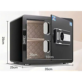 Mua Két Sắt Điện Tử Thông Minh 30E  Két Sắt Gắn Tường Khóa Vân Tay Khóa Số Chống Cháy Chống Trộm  an toàn cao cho gia đình