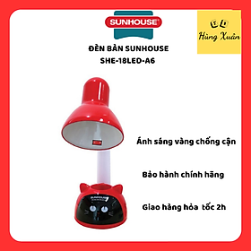 Đèn bàn sunhouse she-18led-a6 kèm bóng đèn led - chính hãng