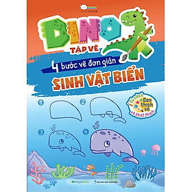 Dino Tập Vẽ - 4 Bước Vẽ Đơn Giản (MGB)