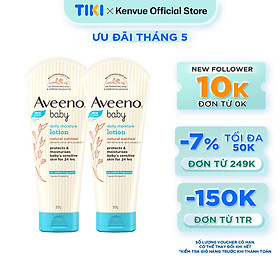 Bộ 2 Sữa dưỡng ẩm cho da khô và nhạy cảm Aveeno Daily Moisture 227g