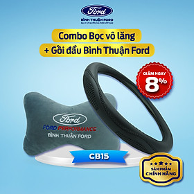 Bọc Vô Lăng Ô tô Cao cấp + Gối tựa đầu Ô tô | Phụ kiện Nội thất Sang Trọng, Bảo Vệ Xe