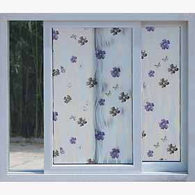Mua 5M Giấy Dán Kính nhiều mẫu Không Cần Keo BST 03 - Khổ 0.6m