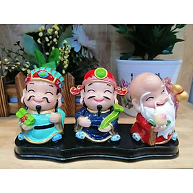 PHÚC LỘC THỌ BỘ TƯỢNG 3 ÔNG CÓ ĐẾ
