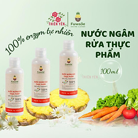 Mua Nước ngâm rửa thực phẩm Fuwa3e mini 100ml - dung dịch Enzyme giúp khử mùi tanh cá  khử độc hoa quả