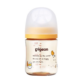 Bình sữa Pigeon PPSU Plus thế hệ III phiên bản Nhật hình Gà Con 160ml/240ml