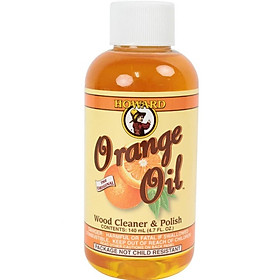 Nước lau sạch bóng đồ gỗ nội thất hương cam Howard Orange Oil 
