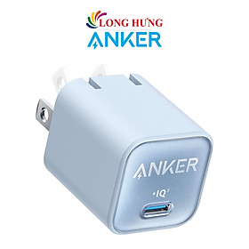 Cốc sạc Anker 511 Nano 30W 1Type-C PiQ 3.0 PD A2147 - Hàng chính hãng