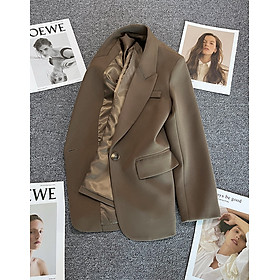 Áo khoác vest nữ áo khoác blazer có lớp lót trong mềm mịn, có đệm vai cao cấp