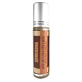 Dầu Dừa Dưỡng Môi Komekong Đầu Lăn Bi (10ml) - Công nghệ ép lạnh - 100% Nguyên Chất