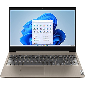 Máy Tính Xách Tay Laptop Lenovo IdeaPad 3 (81X800EMUS) (Core i3-1115G4, Ram 4Gb, SSD 128GB, Intel UHD graphics, 15.6 inchFHD, Win10s Almond) - Hàng Chính Hãng