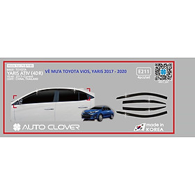 Vè mưa toyota vios - vè mưa vios 2017 - 2020