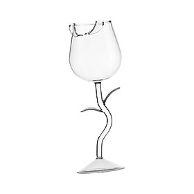 Goblet Glasses Champagne Goblet Flower Drinkware Creative 280ml Cocktail Glass Martini Goblet Cup for Wedding Gifts Home Use Bars Women