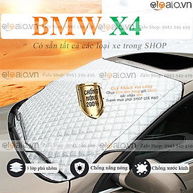 Tấm che chắn nắng kính lái ô tô BMW X4 CAO CẤP 3 Lớp Chắn Nắng Cản Nhiệt