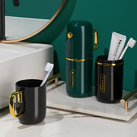 Mua Bộ cốc nước  Du Lịch súc miệng- Hộp đựng bàn chải đánh răng du lịch tiện lợi hộp đựng kem đánh răng DU LỊCH