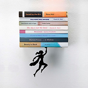 Kệ Sách Tàng Hình - Invisible Bookshelf (tặng sticker )