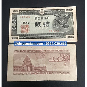 Mua Tờ 50 sen Nhật Bản hình ảnh chim Bồ Câu cổ sưu tầm