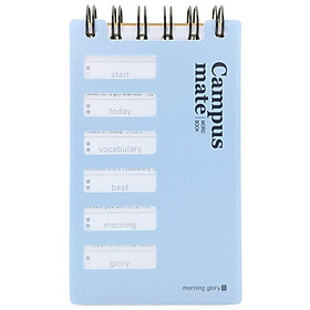 Sổ Lò Xo Học Từ Vựng Campus Mate 83457 - Xanh Da Trời