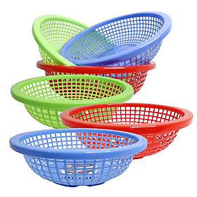 Mua Combo 6 Rổ nhựa tròn 30cm Chấn Thuận Thành đựng đồ đạc  đựng thực phẩm rau củ đa năng tiện lợi hàng Việt Nam chất lượng cao RC3020-6 (nhiều màu)