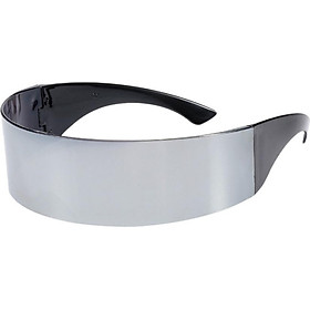 Cool Futuristic Wrap Around Monob Costume Sunglasses Mask Novelty Glasses Birthday Halloween Party Decoration Party Supplies