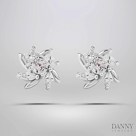 Bông Tai Nữ Danny Jewelry Bạc 925 Xi Rhodium BY005