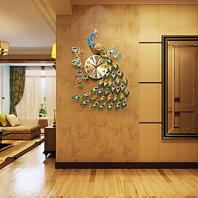 Mua Đồng hồ treo tường chim công khổng tước hiện đại  Hm916