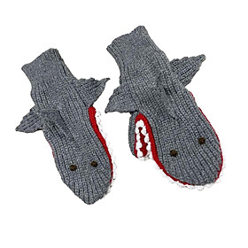 Soft Thick Boys Girls Knitted Glove for Christmas Skiing Hiking