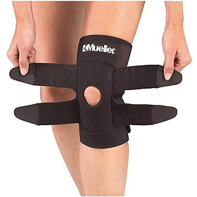 Băng gối Mueller Adjustable Knee Support, Black (5453X)