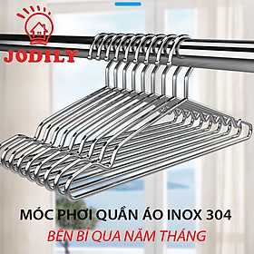 Mua Set 10 Móc Treo Quần Áo Người Lớn Jodily inox 304 Sáng Bóng Bền Mãi Với Thời Gian