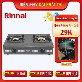 Hình ảnh Bếp Gas Dương Đôi Rinnai RV-367(G)N – Đen- Hãng chính hãng