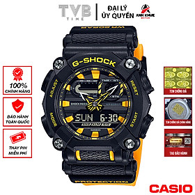 Đồng hồ nam dây nhựa Casio G-Shock chính hãng GA-900A-1A9DR (49mm)