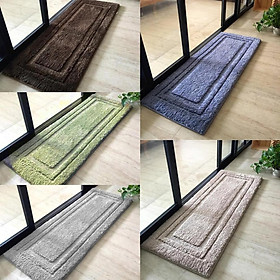 Mua Thảm decor trang trí nhà cửa thiết kế hiện đại mang tính thấm mỹ cao  dài 1 2m chất liệu len lông cừu mềm mại  siêu thấm hút nước  đế cao su chống trơn trượt  có thể giặt được trong máy giặt