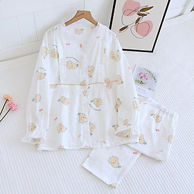 Pijama sau sinh, Đồ bộ bầu và cho con bú AZ22 chất liễu xô đũi mềm mại mặc