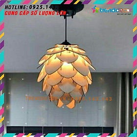 Mô Hình Đầu thú gỗ ghép trang trí Đèn gỗ trang trí quả thông thả trần giá rẻ