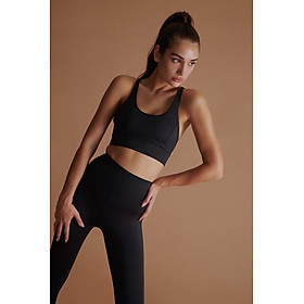 OLABEN S'angria Knotte Bra Áo Bra tập YOGA GYM Dây Đan Chéo Lưng Đỏ Nữ