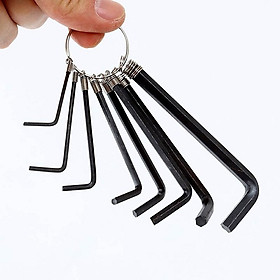 Mua Combo 8 cây lục giác đủ size (Màu Đen)