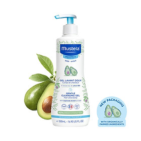 Sữa Tắm Gội Cho Trẻ Sơ Sinh Và Em Bé Da Thường Mustela 500ml