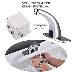 Vòi nước cảm biến tự động đóng mở, đưa tay lại vòi nước mở, đưa tay ra vòi nước đóng
