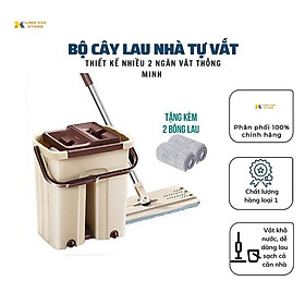 Mua Bộ Cây Lau Nhà Tự Vắt 360 Độ  Siêu Nhanh - Chổi Lau Nhà Tách Nước  Cán Inox Chắc Chắn  Tiện Lợi  Sạch Gọn