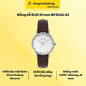 Đồng hồ ELIO 29 mm Nữ EL111-02 - Hàng Chính Hãng