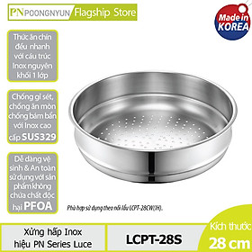 Xửng hấp Inox PoongNyun LCPT-28S - Size 28cm