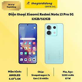 Mua Điện thoại Xiaomi Redmi Note 13 Pro 5G 12GB/512GB - Hàng Chính Hãng