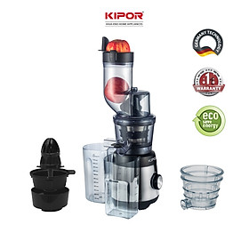 Mua Máy ép chậm KIPOR KP-SJ585 - Cửa tiếp liệu lớn ép hoa quả nguyên trái rau má  cần tây nguyên nhánh - Tặng kèm vắt cam  làm kem -Hàng chính hãng