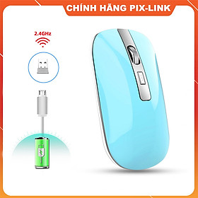 Mua Chuột không dây sạc điện PIXLINK M30 wireless 2.4Ghz DPI1600 - Hàng chính hãng