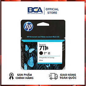 Mua Mực in HP 711B 80 ml Black Ink Cartridge (3WX01A) ( Thay cho mã mưc CZ133A)-Hàng chính hãng