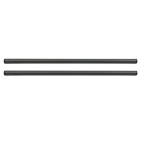 2pcs 40cm 16inch 15mm Carbon Fiber Rod for 15mm Rail DSLR Rig Support System