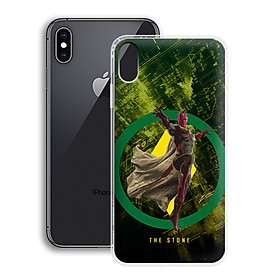 Ốp lưng Siêu Anh Hùng cho Apple Iphone XS MAX - 01017 0517 STONE01 - Silicone dẻo - Hàng Chính Hãng