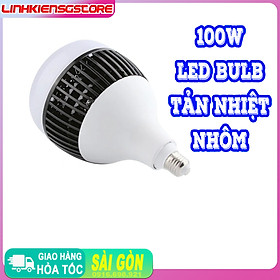 Bóng đèn led búp nhôm 100w công suất cao chuôi xoáy e27 giá siêu tốt