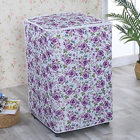 Áo Trùm Máy Giặt Cửa Trên Vải Dù Siêu Dày, Size Từ 7kg-15kg, Lựa Chọn Họa Tiết
