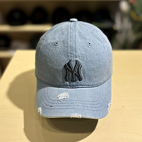 Nón kết, mũ lưỡi trai NY phối vải jeans form đẹp thời trang đường phố